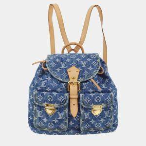 Louis Vuitton Blue Monogram Denim Sac a Dos GM Backpack