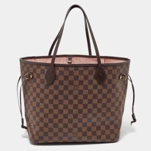 Louis Vuitton Damier Ebene Canvas Neverfull MM Bag