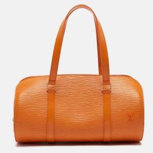 Pre Owned Louis Vuitton Mandarin Epi Leather Soufflot Bag