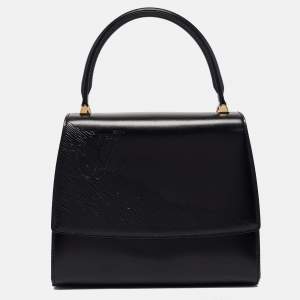 Pre Owned Louis Vuitton Black Leather Opera Athens Bag