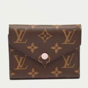 Louis Vuitton Rose Ballerine Monogram Canvas Victorine Wallet