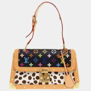 Louis Vuitton Sac Dalmatian Monogram Multicolor Pony Noir Shoulder Bag