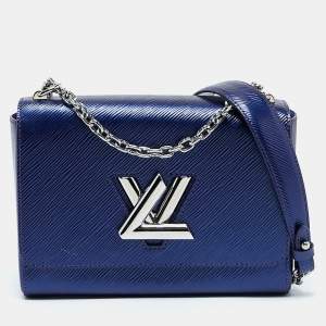 Louis Vuitton Metallic Purple Epi Leather Twist MM Bag