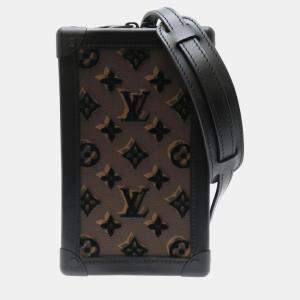 Louis Vuitton Monogram Brown Pet Odor Vertical Soft Trunk Shoulder Bag