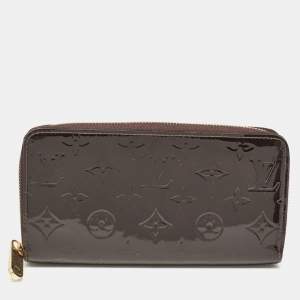 Louis Vuitton Amarante Monogram Vernis Zippy Wallet  