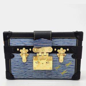 Pre Owned Louis Vuitton Petite Mal Denim bag