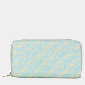 Louis Vuitton Blue Leather Louis Vuitton Monogram Empreinte Summer Stardust Zippy Wallet