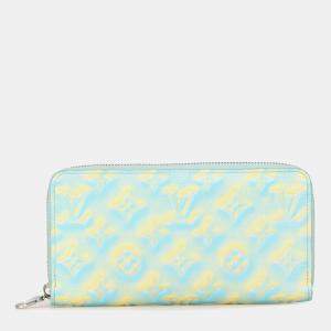 Louis Vuitton Blue Monogram Empreinte Summer Stardust Zippy Wallet