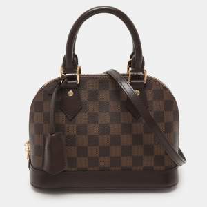 Pre Owned Louis Vuitton Damier Ebene Canvas Alma BB Bag