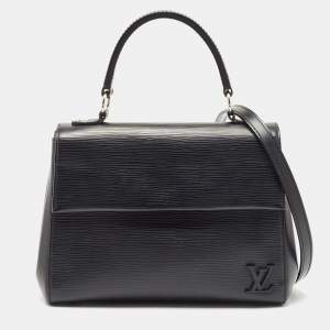 Pre Owned Louis Vuitton Black Epi Leather Cluny BB Bag