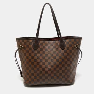 Louis Vuitton Damier Ebene Canvas Neverfull MM Bag