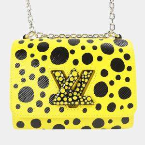 Louis Vuitton Yellow Leather Epi Twist Pm Painted Dots Bag