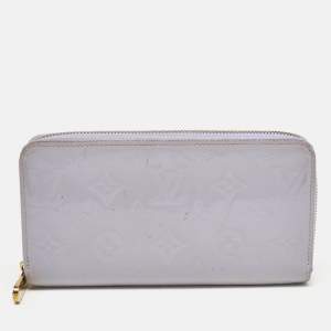 Louis Vuitton Lilac Monogram Vernis Zippy Wallet