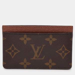 Louis Vuitton Brown Monogram Canvas Card Holder