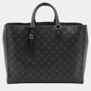 Pre Owned Louis Vuitton Monogram Eclipse Grand Sac Large Tote Bag