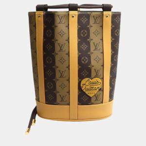 Pre Owned Louis Vuitton Monogram Stripe LV X Nigo Randonnee Shoulder Bag