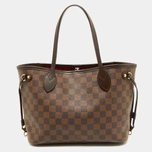 Louis Vuitton Damier Ebene Canvas Neverfull PM Bag