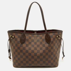 Louis Vuitton Damier Ebene Canvas Neverfull PM Bag