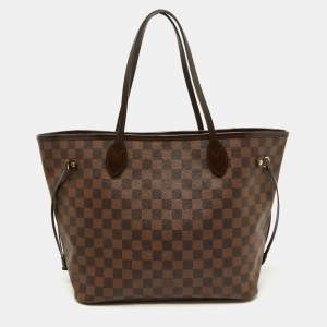 Louis Vuitton Damier Ebene Canvas Neverfull MM Bag