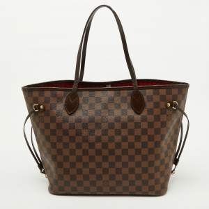 Louis Vuitton Damier Ebene Canvas Neverfull MM Bag