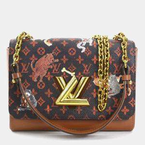 Louis Vuitton Brown Monogram Canvas Catgram Twist MM Shoulder Bag