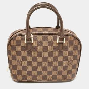 Pre Owned Louis Vuitton Damier Ebene Canvas Mini Sarria Bag