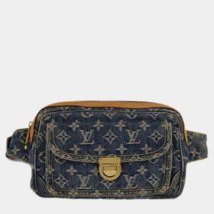 Louis Vuitton Blue Monogram Denim Bum Bag Waist Pouch  