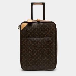Louis Vuitton Monogram Canvas Business Pegase Legere 55 Luggage