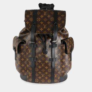 Louis Vuitton Monogram Macassar Canvas Christopher Backpack MM