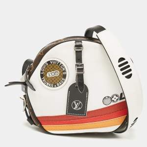 Louis Vuitton White Monogram Canvas LV Airline Boite Chapeau Souple MM Bag