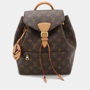 Louis Vuitton Brown Monogram Montsouris NM PM Rucksack Backpack