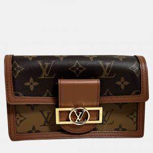 Louis Vuitton Brown Monogram Canvas Daphne Mini Wallet on Chain
