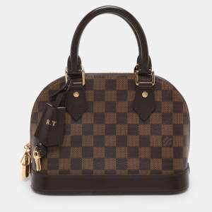 Pre Owned Louis Vuitton Damier Ebene Canvas Alma BB Bag