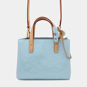 Louis Vuitton Sky Monogram Vernis Leather Lvremix Reade PM Tote Bag