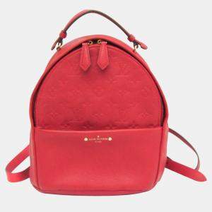 Louis Vuitton Cerise Monogram Empreinte Leather Sorbonne Backpack
