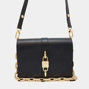 Louis Vuitton Black Calfskin Leather Rendez-Vous Handbag 