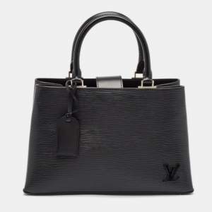 Pre Owned Louis Vuitton Black Epi Leather Kleber MM Bag