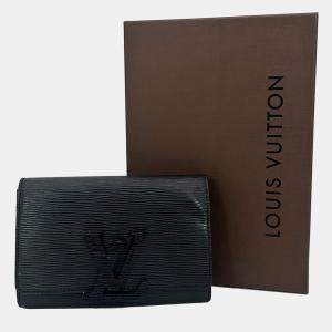 Louis Vuitton Black Epi Louise Strap Pm Bag