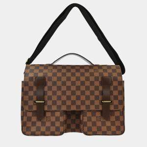 Louis Vuitton Damier Ebene Canvas Broadway Business Handbag