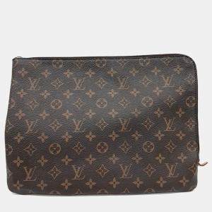 Louis Vuitton Brown PVC Monogram MM Etuille Voyage Bag