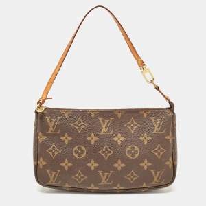 Pre Owned Louis Vuitton Monogram Canvas Pochette Accessoires 