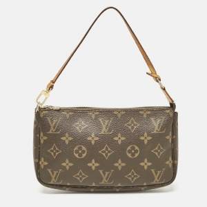 Pre Owned Louis Vuitton Monogram Canvas Pochette Accessoires