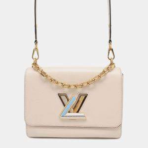 Louis Vuitton Ivory Epi Leather Twist MM Bag