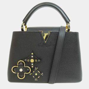 Louis Vuitton Black Leather Capucines BB Handbag