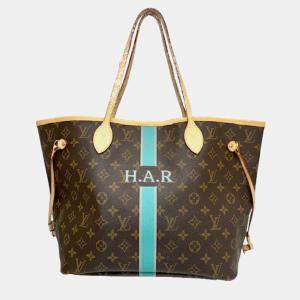 Louis Vuitton Brown Monogram Canvas Neverfull MM Tote Bag