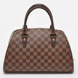 Pre Owned Louis Vuitton Damier Ebene Canvas Ribera MM Bag