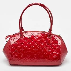 Louis Vuitton Rouge Grenadine Monogram Vernis Montana Bag