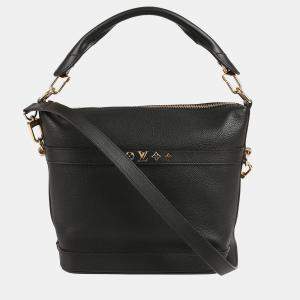 Louis Vuitton PM Size Black Leather Cruiser Shoulder Bag