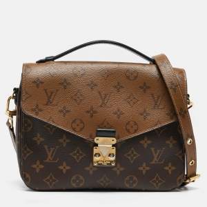 Louis Vuitton Monogram Reverse Canvas Pochette Metis Bag