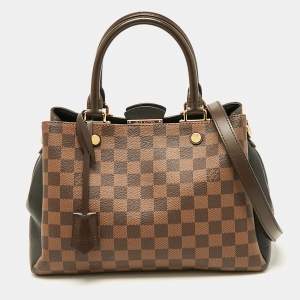 Louis Vuitton Black Damier Ebene Canvas Brittany Bag